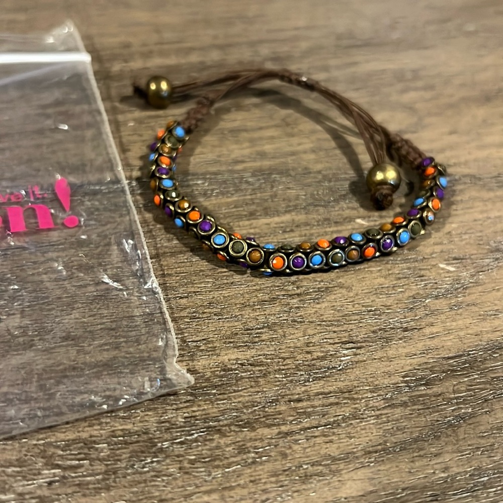 Premier Design Multi Colored Jeweled Adjustable B… - image 1